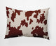 14" x 20" Moo Print Decorative Throw Pillow, Oak