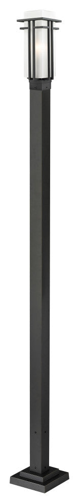 Abbey Collection Outdoor Post Light in Black Finish