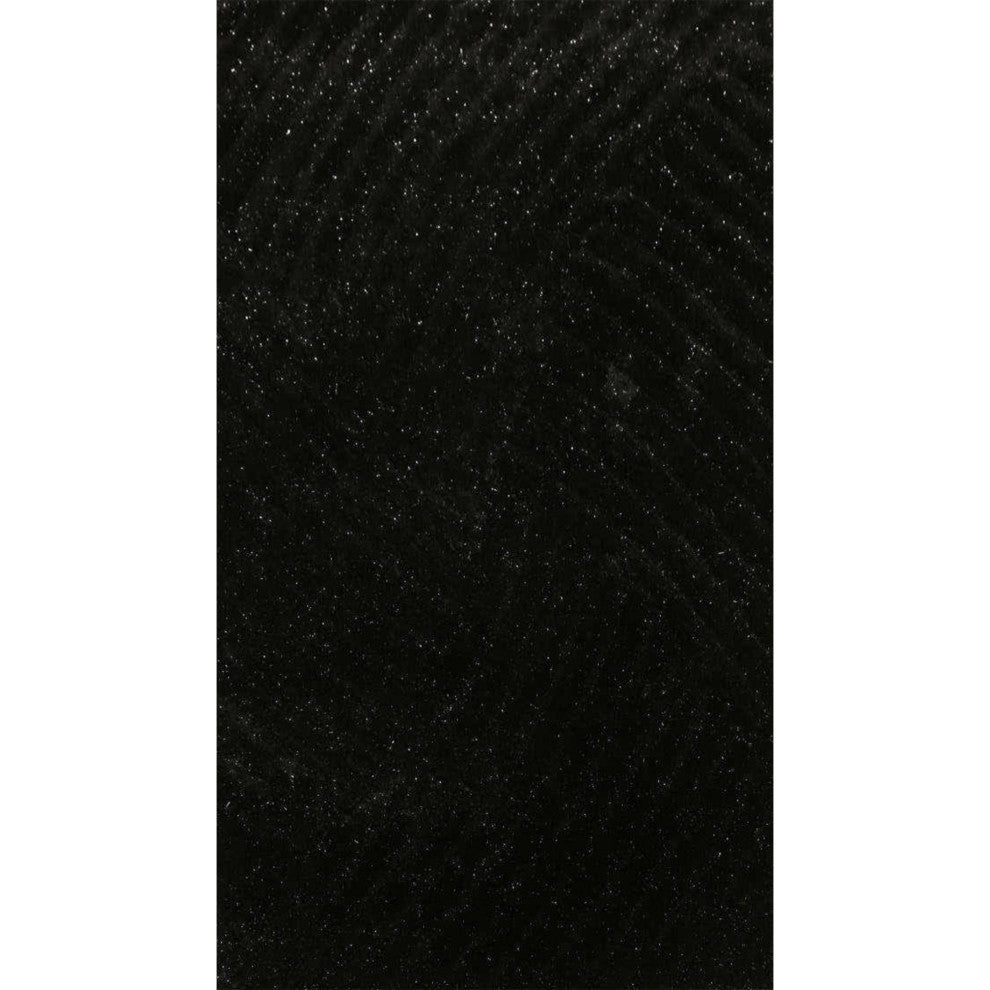 5 x 7 Black Geometric Illusion Area Rug