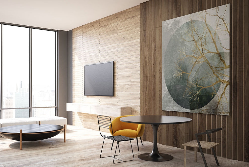 "Mid Night II" Fine Art Giant Canvas Print, 54"x54"