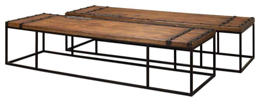 Antique Door Coffee Table Extra Large Size Reclaimed Wood