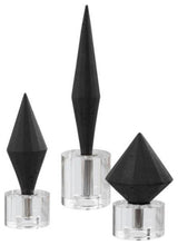Uttermost Alize Black Sculptures,, Set of 3