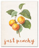Just Peachy Vintage Peaches Canvas 16x20 Canvas Wall Art