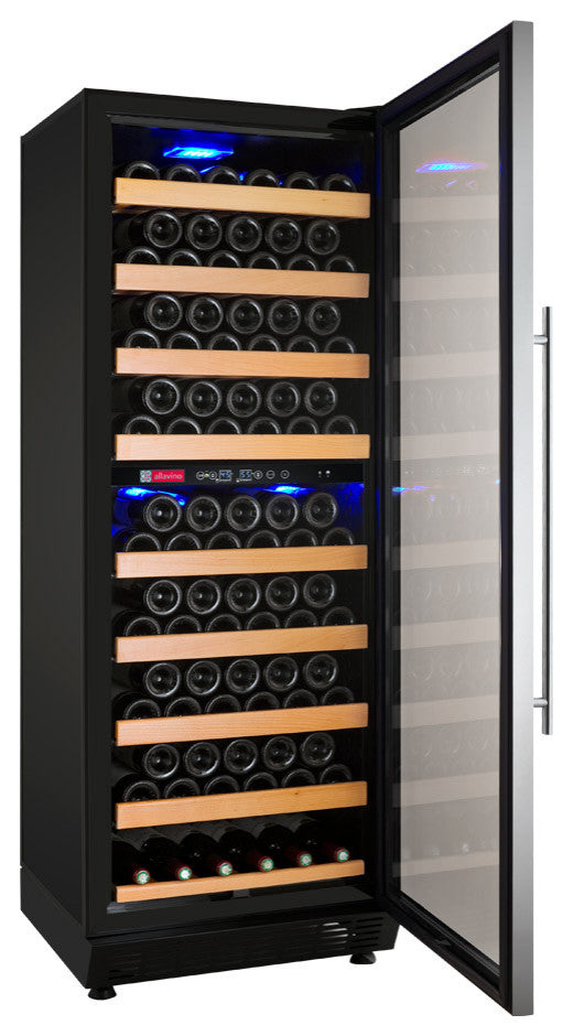 Wine Cooler: 24" Vite II Tru-Vino 99 Bottle Dual Zone Stainless Steel