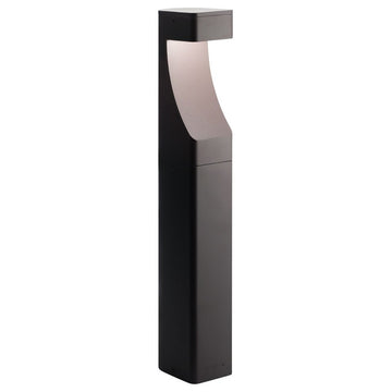 1 light Tetured Bollard - Contemporary inspirations - 27 inches tall by 4