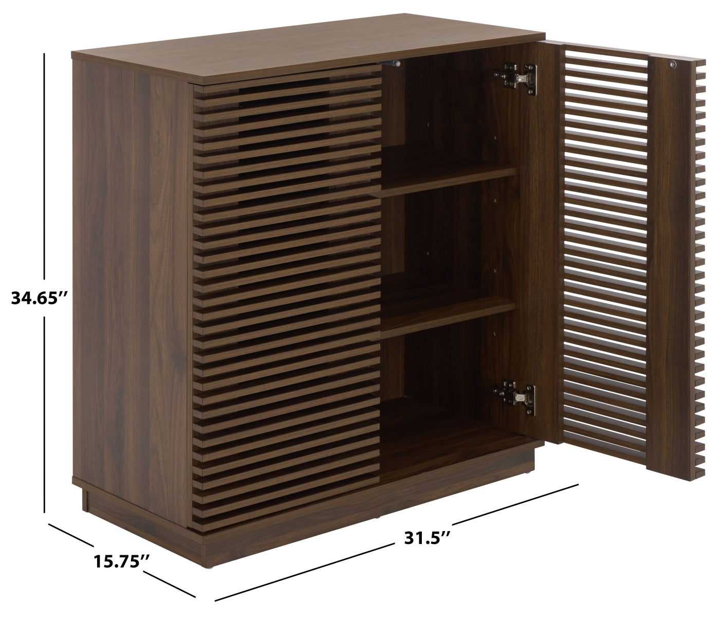 Safavieh Moroto 2 Door Sideboard, Walnut