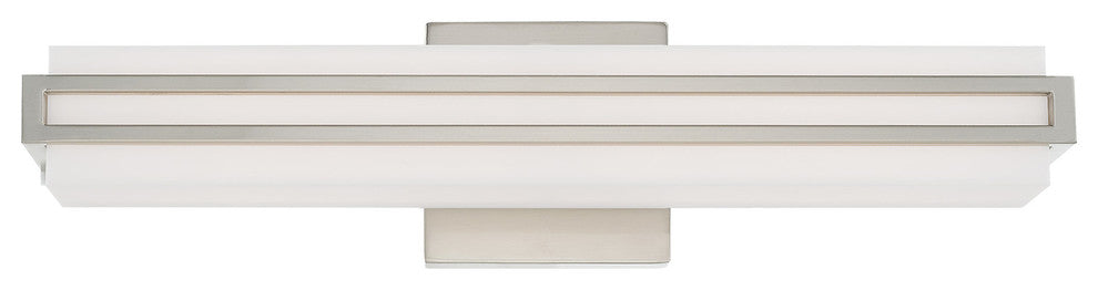 Livex Lighting Brushed Nickel LED Light ADA Bath Vanity