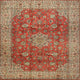 Ahgly Company Indoor Square Traditional Area Rugs, 7' Square