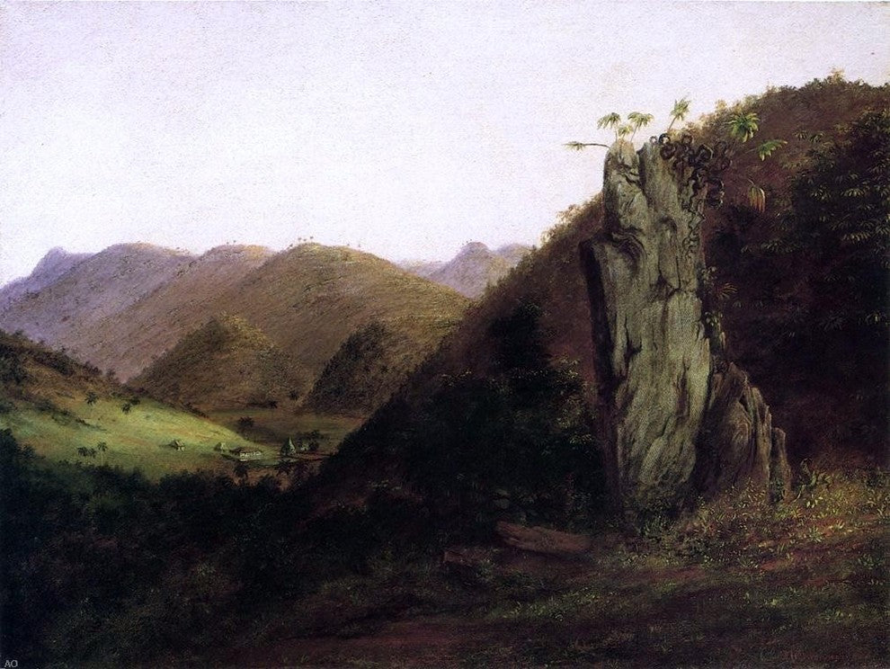 Charles De Wolf Brownell Cuban Landscape, Gallery Wrapped Canvas, 21"x28"