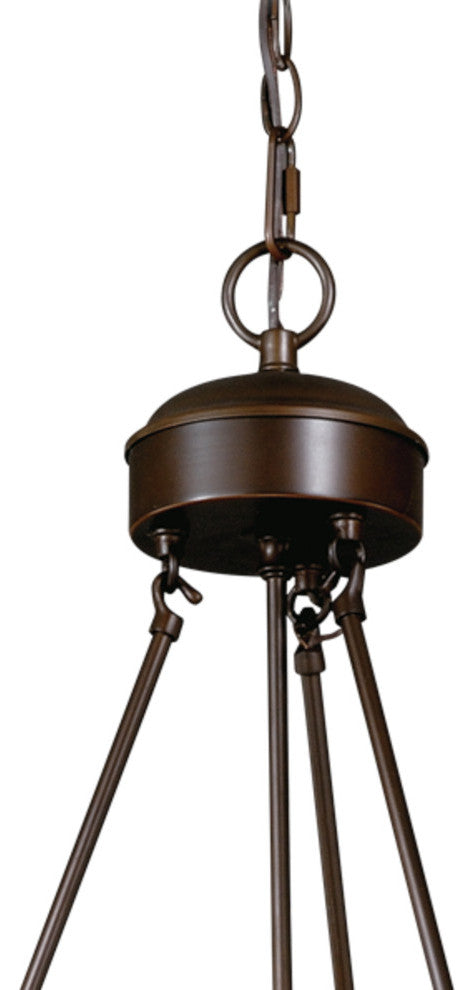 Bozeman 9L Bear Chandelier Burnished Bronze