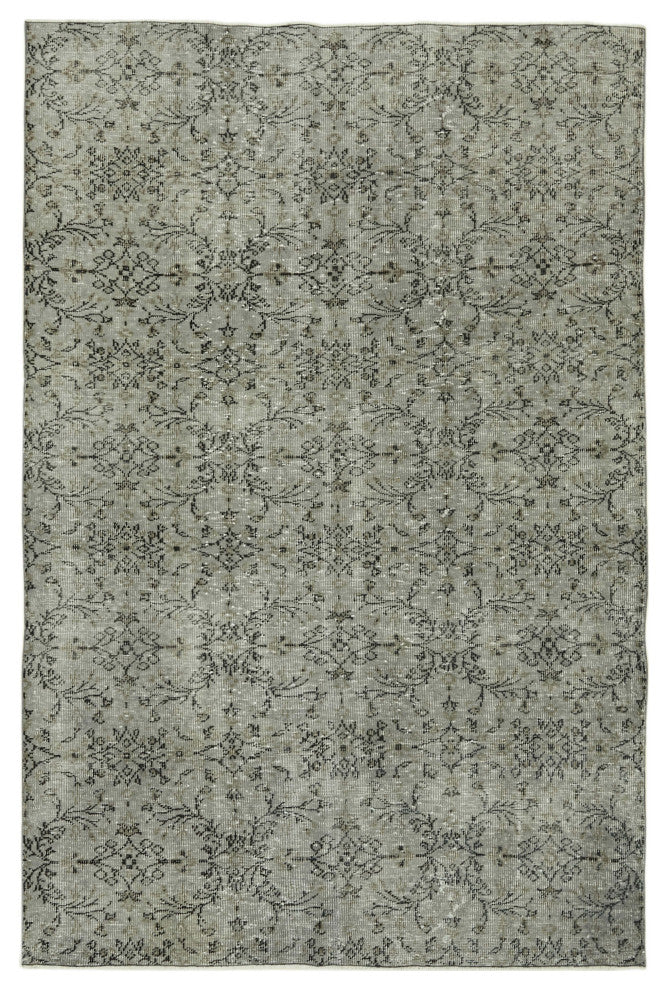 Rug N Carpet - Handmade Turkish 6' 4'' x 9' 2'' Wool Over-dyed Rug