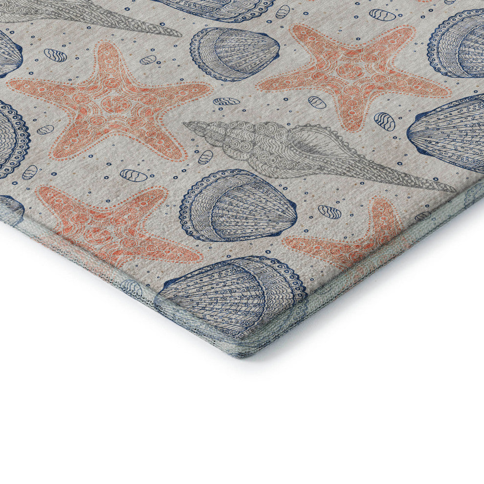 Addison Premium Washable Mayfield AMF183 Beige 3'' x 5'' Rug