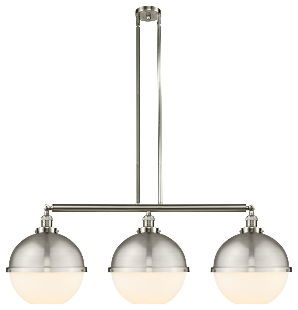 INNOVATIONS 213-SN-HFS-121-SN-LED 3-Light Island Light Brushed Satin Nickel