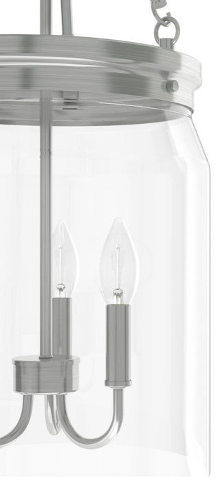 Hunter Devon Park Brushed Nickel 3 Light Pendant Ceiling Light