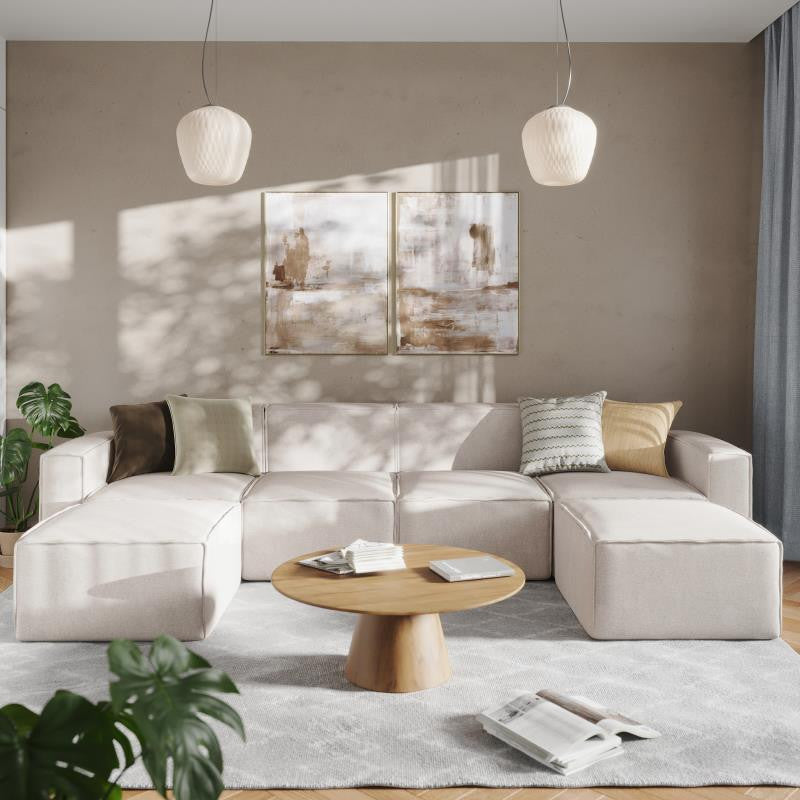 Bridgetown Luxury Modular Sectional Sofa, Cream