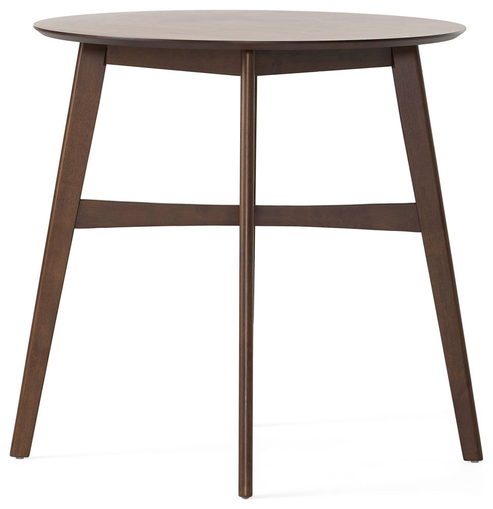 GDF Studio Helen Wood Finish Wood Counter Height Dining Table, Walnut