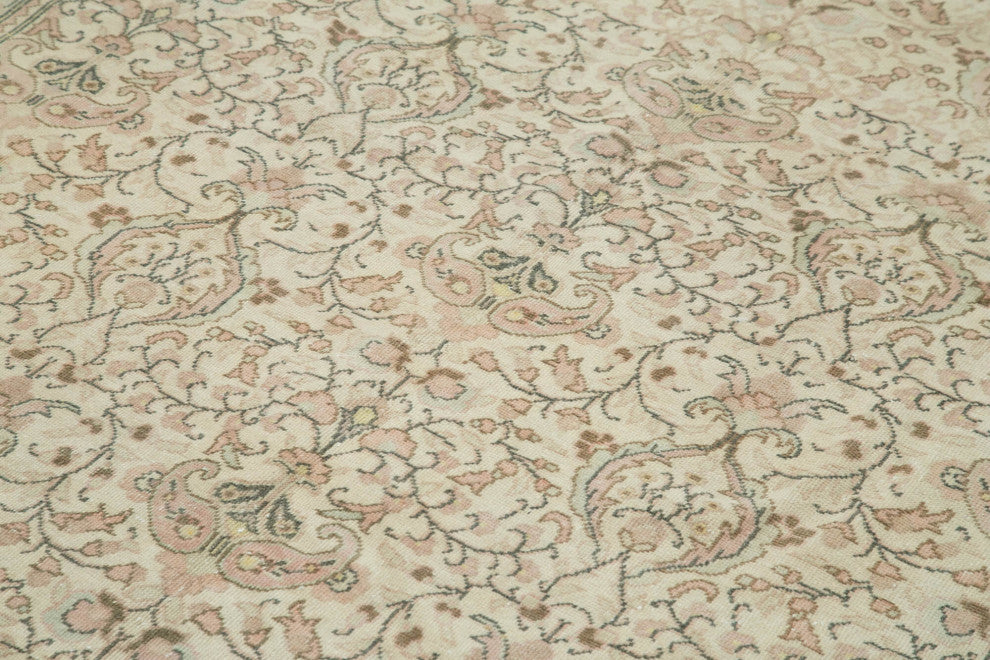 Rug N Carpet - Hand-knotted Turkish 6' 7'' x 9' 7'' Decorative Area Rug