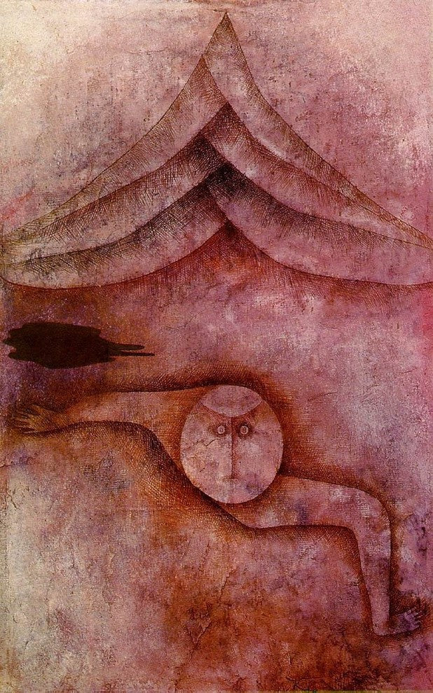 Paul Klee Refuge, 18"x27" Wall Decal
