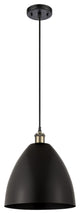 Ballston Dome Mini Pendant, Black Antique Brass, LED