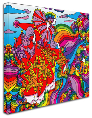 Howie Green 'Rainbow queen' Canvas Art, 14" x 14"