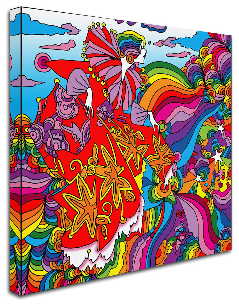 Howie Green 'Rainbow queen' Canvas Art, 14" x 14"