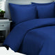 100% Bamboo Viscose Soft Duvet Cover Set, Royal Blue, King/Cal King