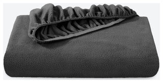 Bare Home Fleece Fitted Bottom Sheet, Grey, Twin Xl