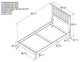Mission Bed, Espresso, Twin Xl