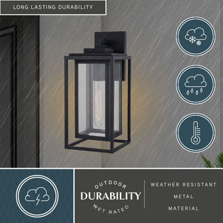 Vaxcel Lighting T0773 Filmore 16" Tall Outdoor Wall Sconce - Textured Black