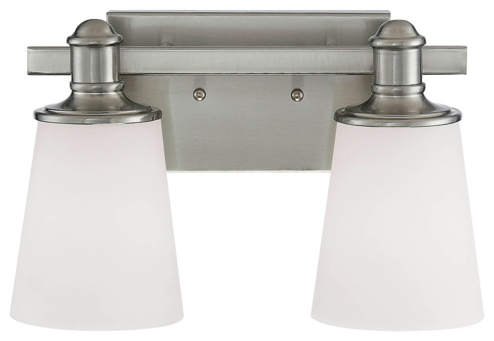Millennium Lighting Cimmaron Vanity, Satin Nickel