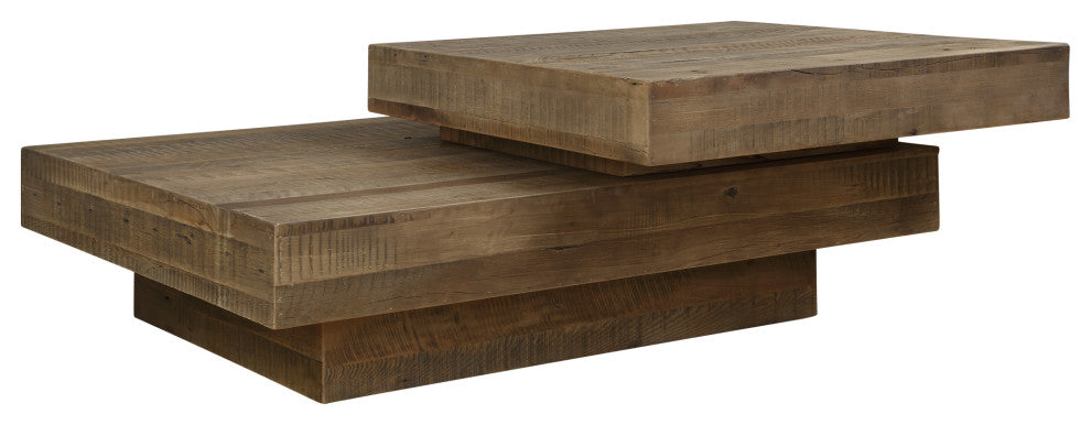 Uttermost - 24400 - Coffee Table - Rustic Planes - Solid Wood