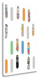 "Skateboards" By Sarah Ogren, Giclee Print on Gallery Wrap Canvas, Ready to Hang