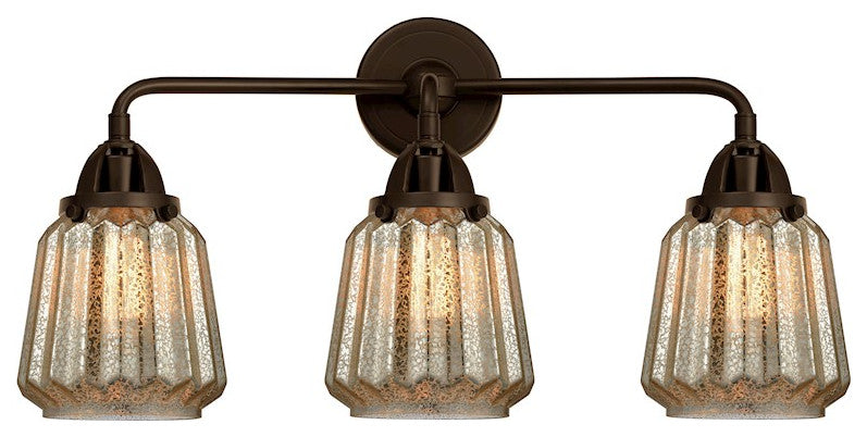 288-3W-OB-G146-LED 3 Light 24" Bath Vanity Light, Oil Rubbed Bronze