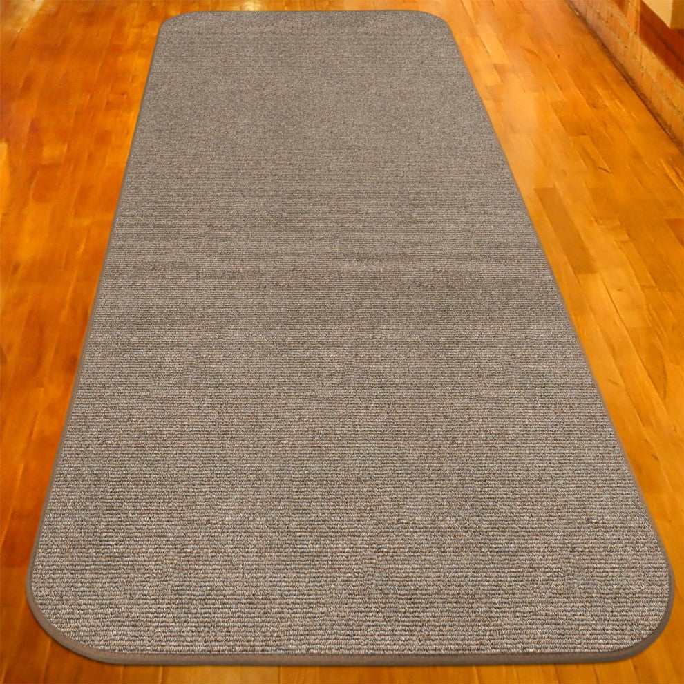 Skid-Resistant Carpet Runner Pebble Beige, 36"x6'