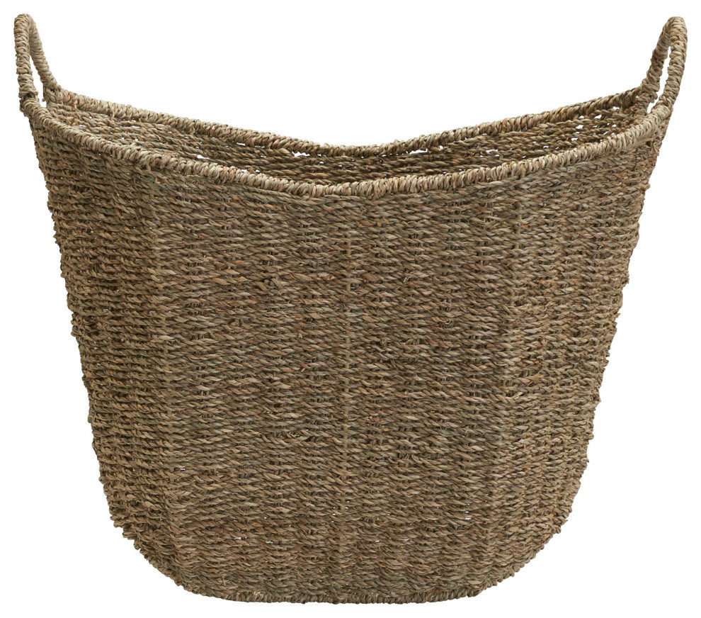 Natural Seagrass Basket With Handles