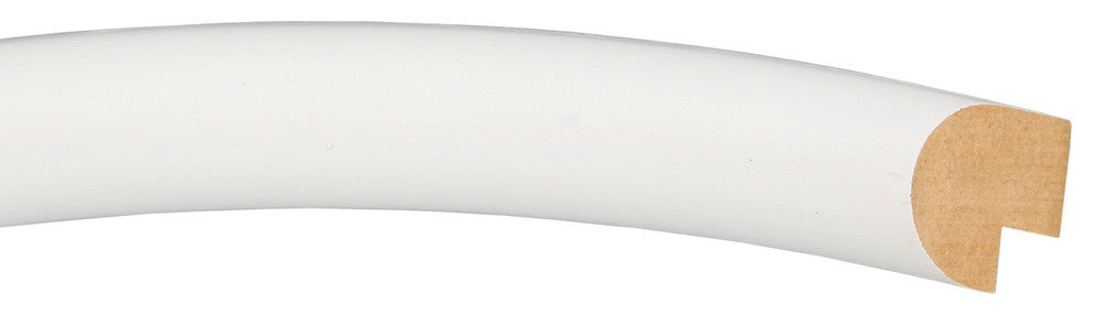 Pasadena Framed Oval Mirror, Linen White, 21"x25"