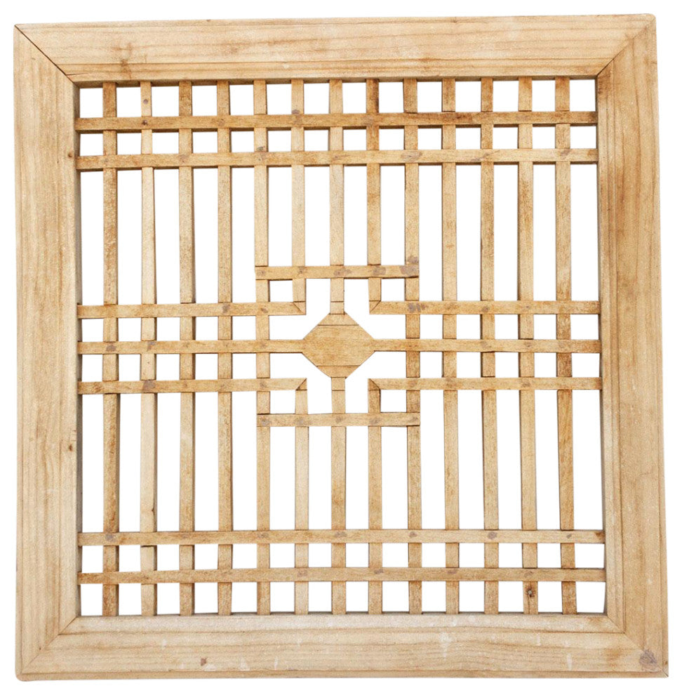 Chaka Antique Geometric Window Panel
