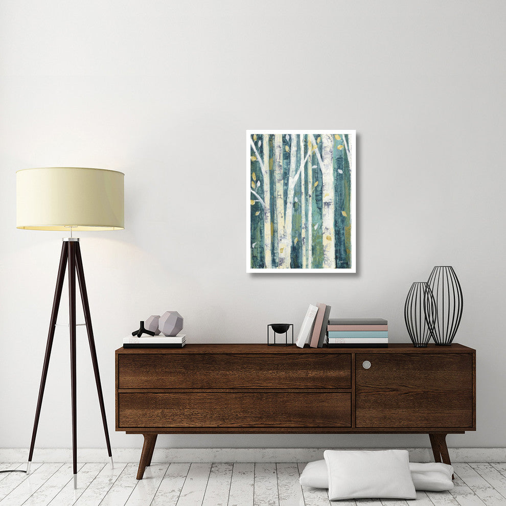 "Birches in Spring II" Digital Paper Print by Julia Purinton, 26"x34"