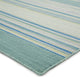 Jaipur Living Kiawah Handmade Stripe Blue/Turquoise Area Rug, 5'x8'