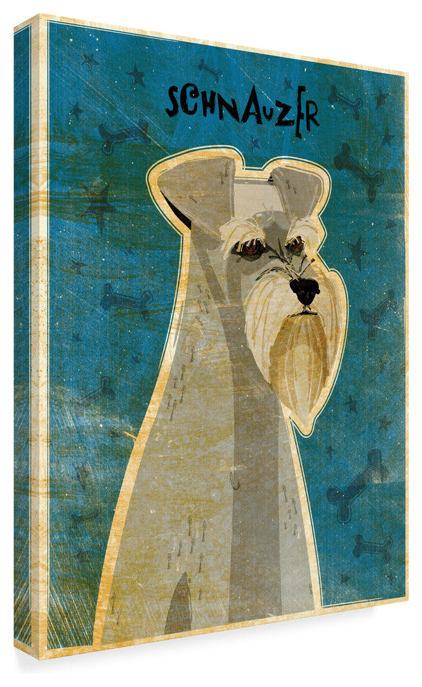 John W. Golden ''Schnauzer'' Canvas Art, 19"x14"