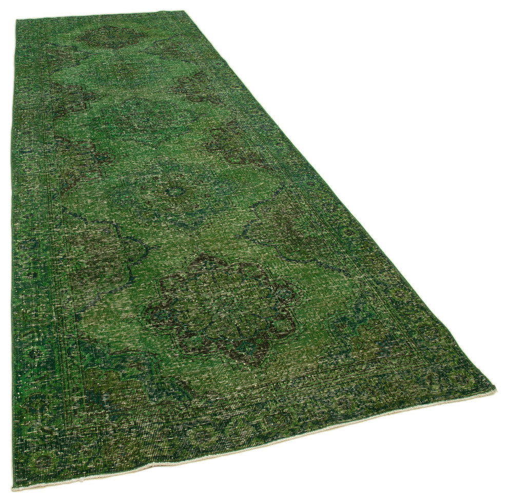 Rug N Carpet - Hand-knotted Oriental 4' 4" x 12' 8" Decorative Runner Rug