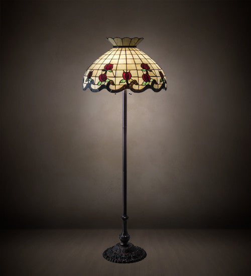 62 High Roseborder Floor Lamp