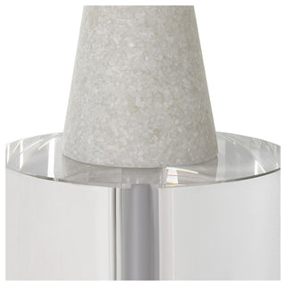 Uttermost 18102 Norte 28-1/4" Tall Crystal and Rice Stone - Crystal / White