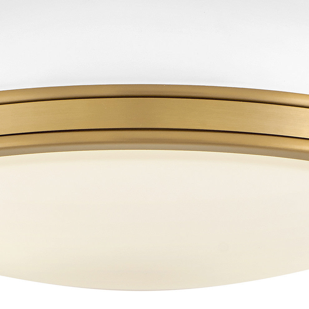 Hinkley Barton Medium Flush Mount, Matte White