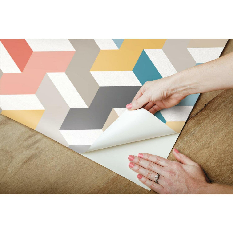 3D Steps Peel and Stick Wallpaper