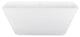 59" Acrylic Roll-Top Flatbottom Non-Whirlpool Bathtub, White