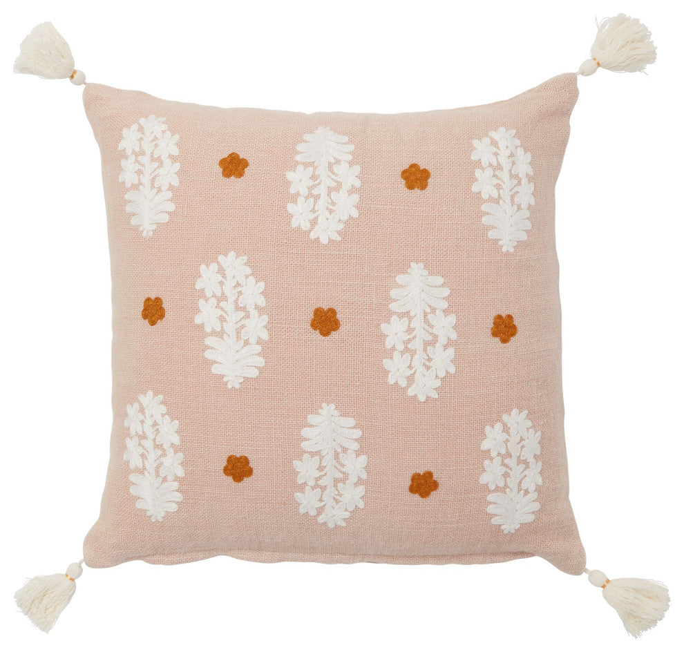 Udaipur Paisley Pillow, Taupe