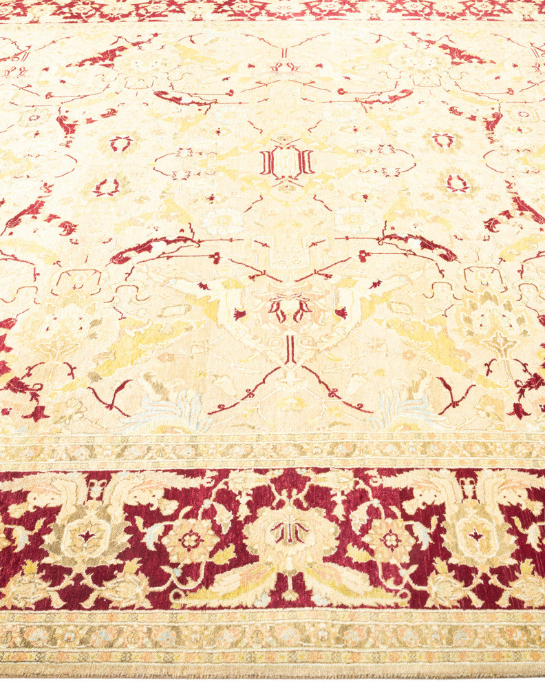 Isabel, One-of-a-Kind Hand-Knotted Area Rug Yellow, 8'2"x10'1"