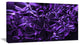 Purple Crystal Texture Design, Abstract Canvas Art Print, 32"x16"