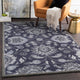 Surya Caesar CAE-1108 Traditional Area Rug, Navy, 8' Round